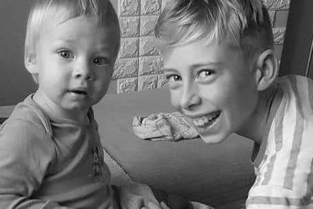 The couple's two sons.
