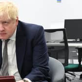 Prime Minister Boris Johnson visiting Peterborough. EMN-220601-185427009