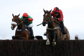 Horse racing action from Wetherby. Photo: Getty Images.