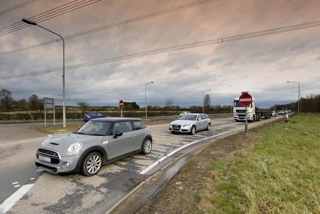 Works are continuing at the Guyhirn roundabout.
