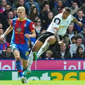 Nat Mendez-Laing scores for Posh at Crystal Palace in May, 2013.