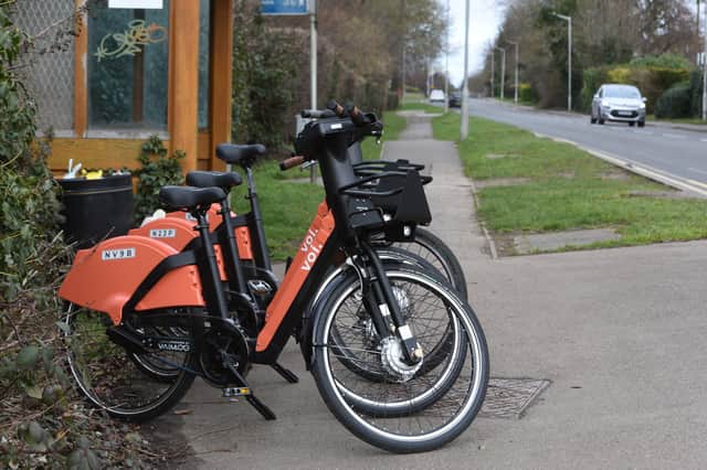 Ebikes for hire in  Oundle Road, Peterborough. EMN-210503-170924009