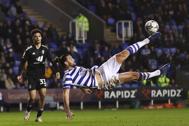 Andy Carroll in action for Reading. Photo: Ryan Pierse/Getty Images.