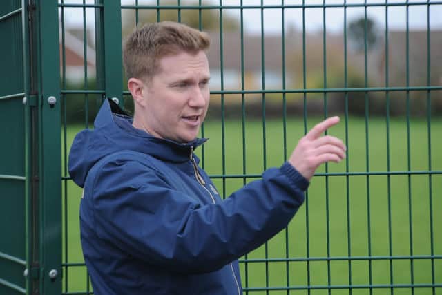 Peterborough North End manager Tom Florence.