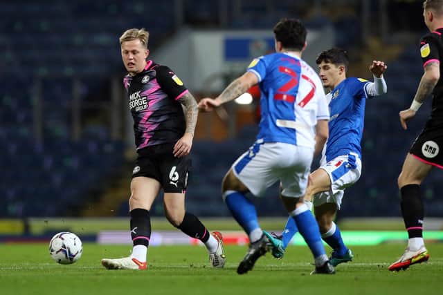 Frankie Kent in action for Posh.