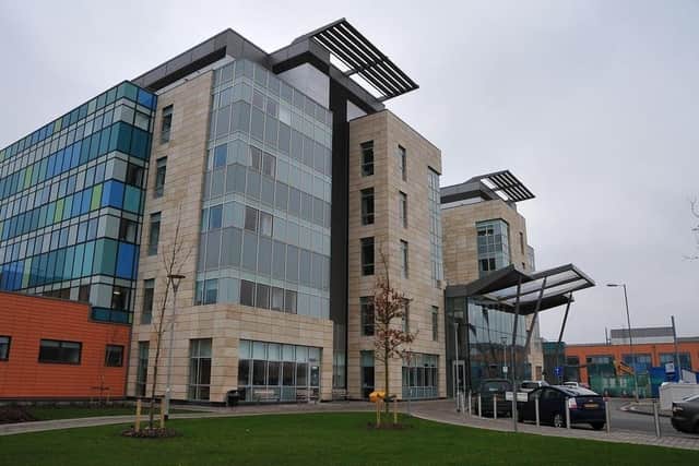 Peterborough City Hospital.