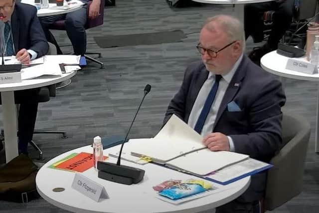 Council leader Wayne Fitzgerald.