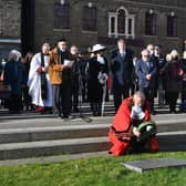 A service was held in the city centre to remember the victims of the Holocaust and genocides across the world