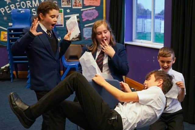 Pupils taking part in OOP which encourages students to expand their learning past the classroom.