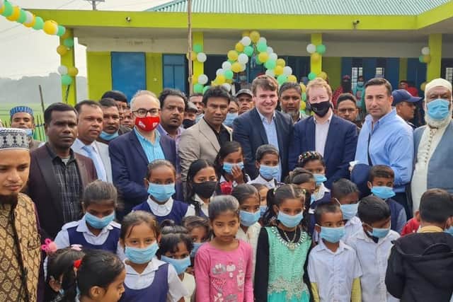 Zillur Hussain MBE and Paul Bristow MP visit one of the ZZi Foundation's schools in Bangladesh.