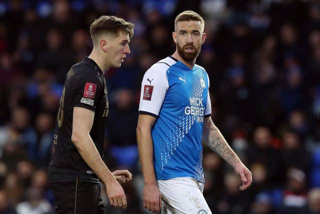 Mark Beevers of Peterborough United in action against Queens Park Rangers - Mandatory by-line: Joe Dent/JMP