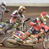 MIchael Palm Toft in action for Peterborough Panthers.