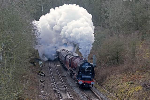 The Duchess of Sutherland locomotive. Photo: I McDonald.