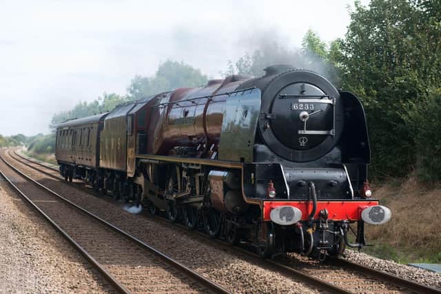 The Duchess of Sutherland locomotive. Photo: I McDonald.