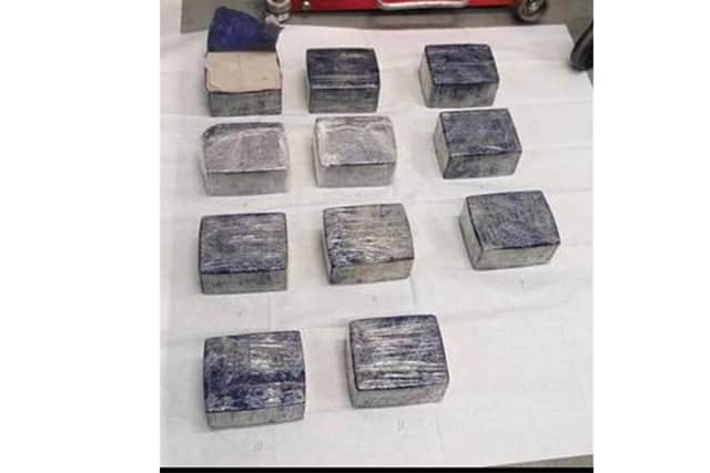 Heroin seized as part of the operation.