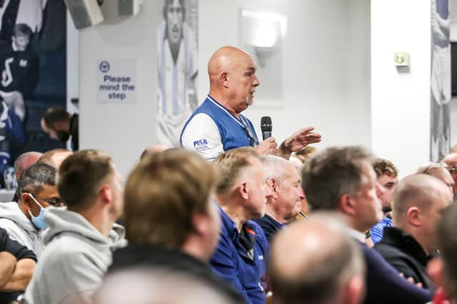 Stadium options were discussed at a Fans Forum in November.