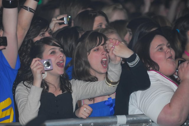 JLS gig at Club Metro, London Road
JLS fans, crowd, audience
