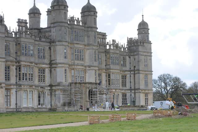Burghley House.