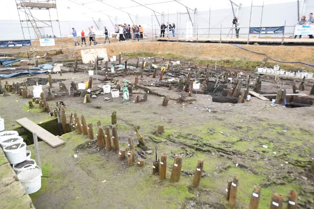 The Must Farm bronze age site.