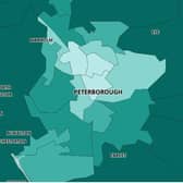 Peterborough: 1st jab: 70.9 per cent. 2nd jab: 65.2 per cent. 3rd jab: 47.5 per cent