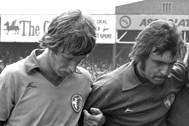 Billy McEwan (left) in his Mansfield days.