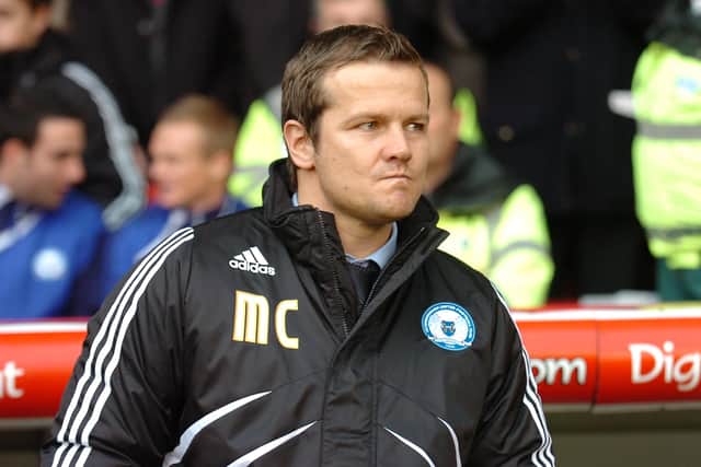 Mark Cooper when managing Posh.