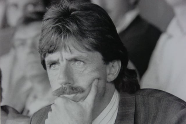 Mark Lawrenson, in his time as manager of Peterborough United.