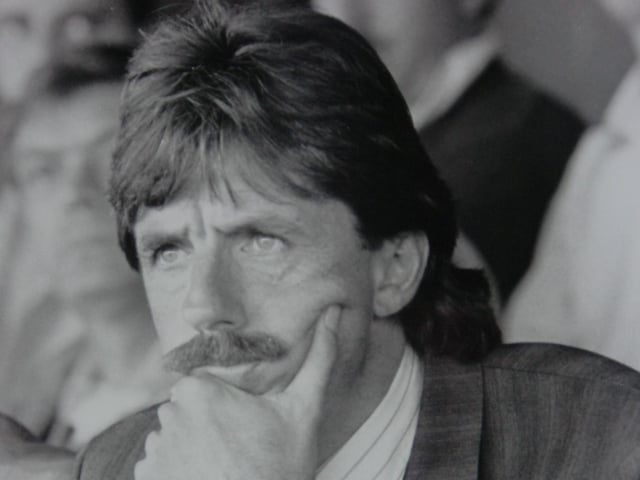 Mark Lawrenson, in his time as manager of Peterborough United.
