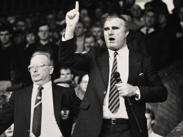 Noel Cantwell during his first stint as Peterborough United manager.