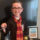 Spencer, aged 8, from Oakdale Primary School as Harry Potter.
