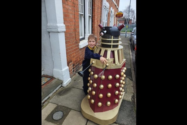 "My son went as a Dalek - he can climb into it!"