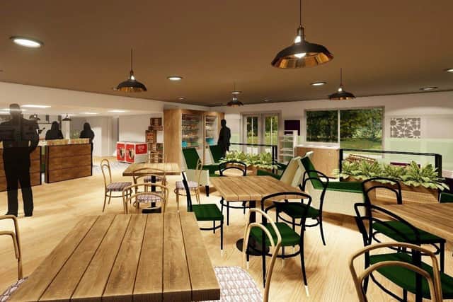 The cafe will be closed while works take place