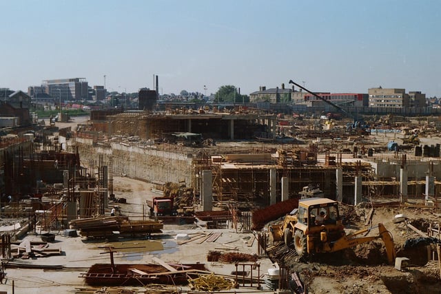 Chris Porsz took this picture of Queensgate under construction.
