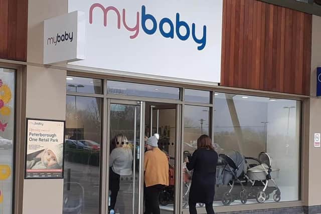 Mybaby at Peterborough One Retail Park.