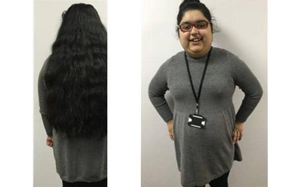 Niba, 16, has a rare genetic condition and is hosting a charity event where she will be cutting off 16 inches of her hair to donate to children with cancer.