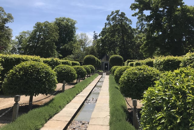 Garden of Surprises, an Elizabethan water garden inspired by the Garden built by William Cecil.