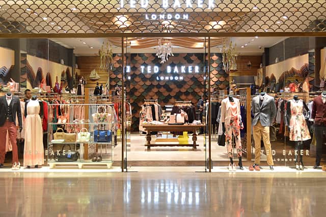 A Ted Baker store operated by the Aldrich Group.