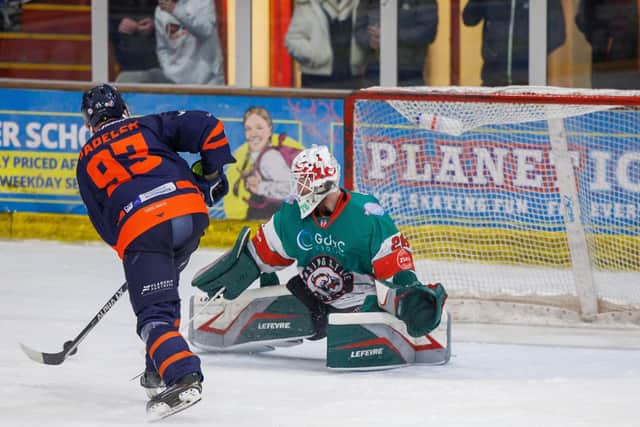 Ales Padelek scored an overtime winner for Phantoms against Swindon.