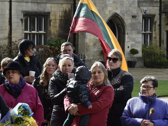 Lithuanian support meeting for the Ukrainian crisis at Peterborough Cathedral EMN-221203-192236009