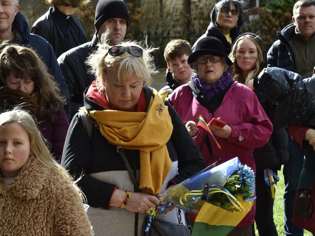 Lithuanian support meeting for the Ukrainian crisis at Peterborough Cathedral EMN-221203-192447009