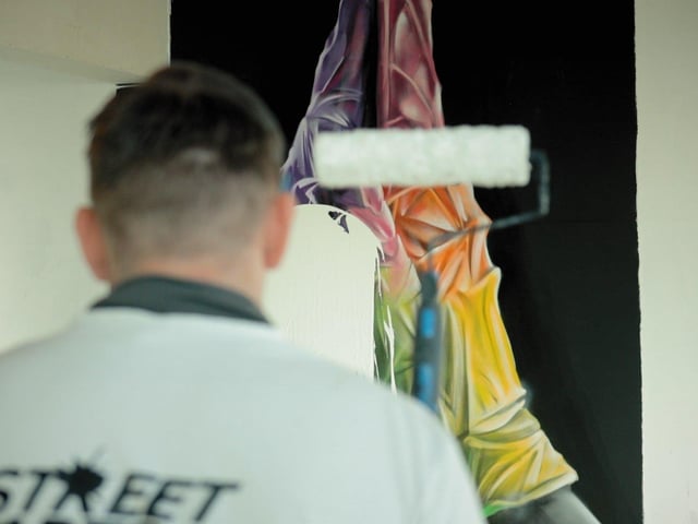 Some of the pieces created by Nathan in the city