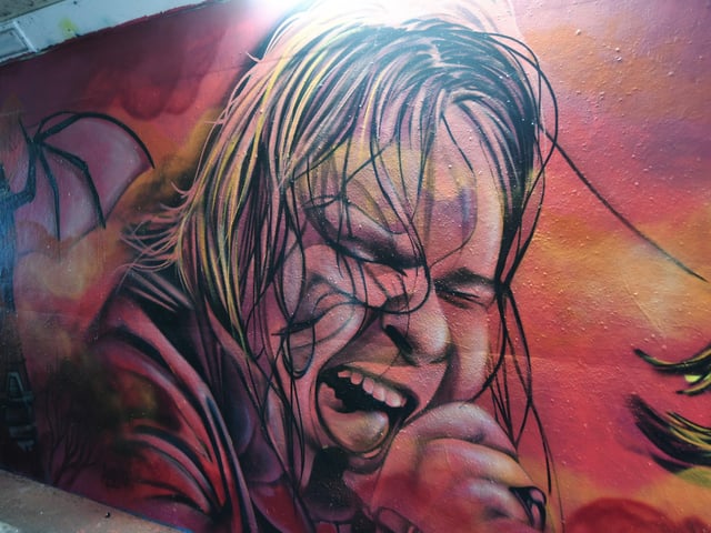 Some of the pieces created by Nathan in the city