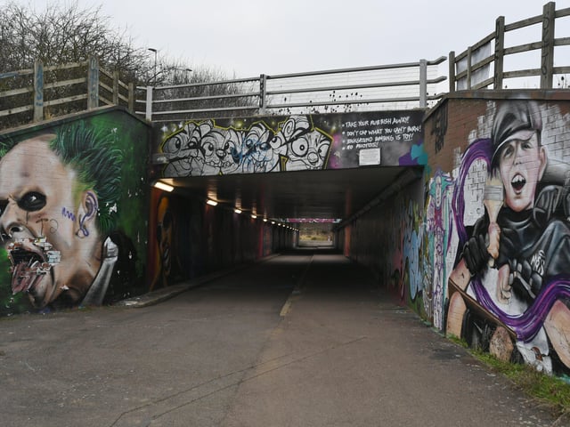 Some of the pieces created by Nathan in the city