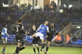 Josh Knight in action for Posh against Swansea. Photo: David Lowndes.