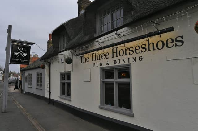 The Three Horseshoes pub, Yaxley
