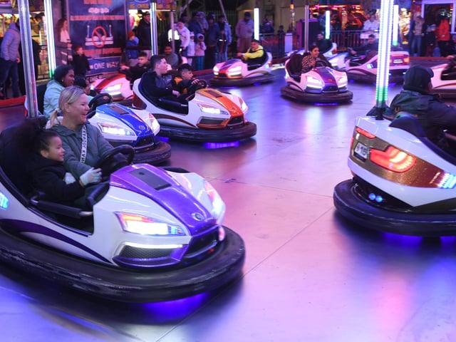 The Fair is open at Peterborough's Fair Meadow car park. EMN-220317-200515009