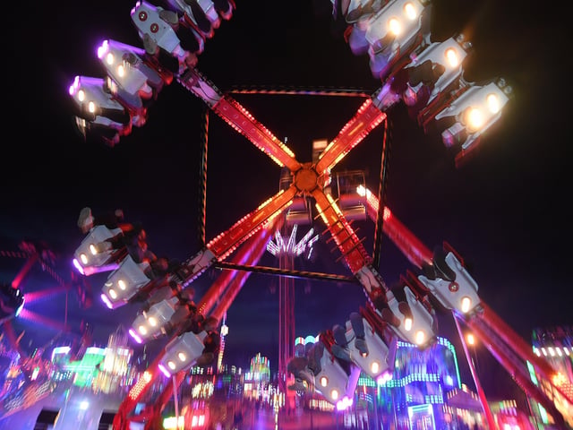 The Fair is open at Peterborough's Fair Meadow car park. EMN-220317-200515009
