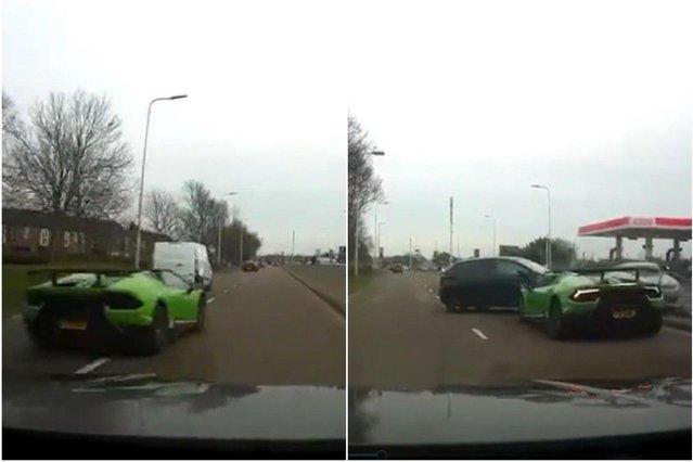This Lamborghini crash happened at around 5.10pm on Bourges Boulevard approaching the Mayors Walk/Bright Street roundabout. The incident was caught on dashcam, with the footage showing the Lamborghini undertaking a car moments before the collision occurred. The driver of the second vehicle sustained serious but not life-threatening injuries.