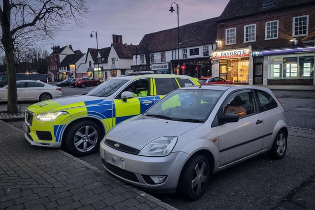 Checks on this silver Ford Fiesta revealed no policy of insurance. The driver claimed it was a second vehicle on a separate policy - a claim that was easily disproved by officers. The vehicle was seized and driver was reported for having no insurance.