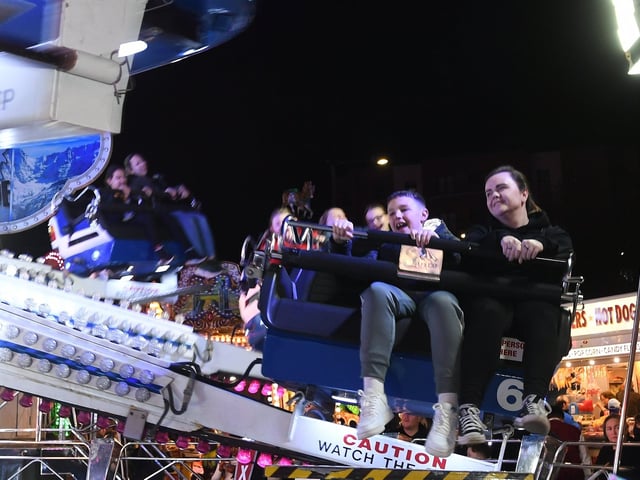 The Fair is open at Peterborough's Fair Meadow car park. EMN-220317-200515009